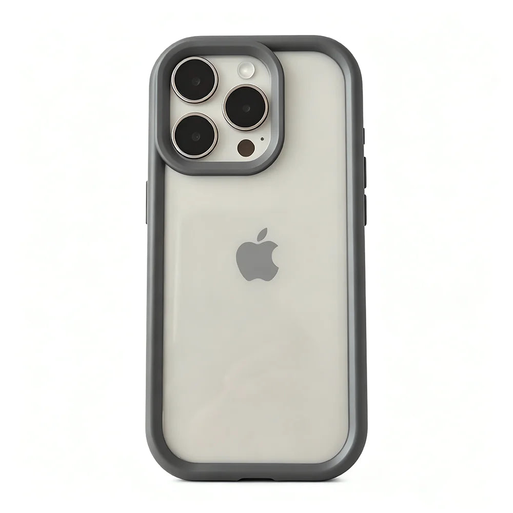 iPhone 15シリーズ対応 クリア耐衝撃スマホケース