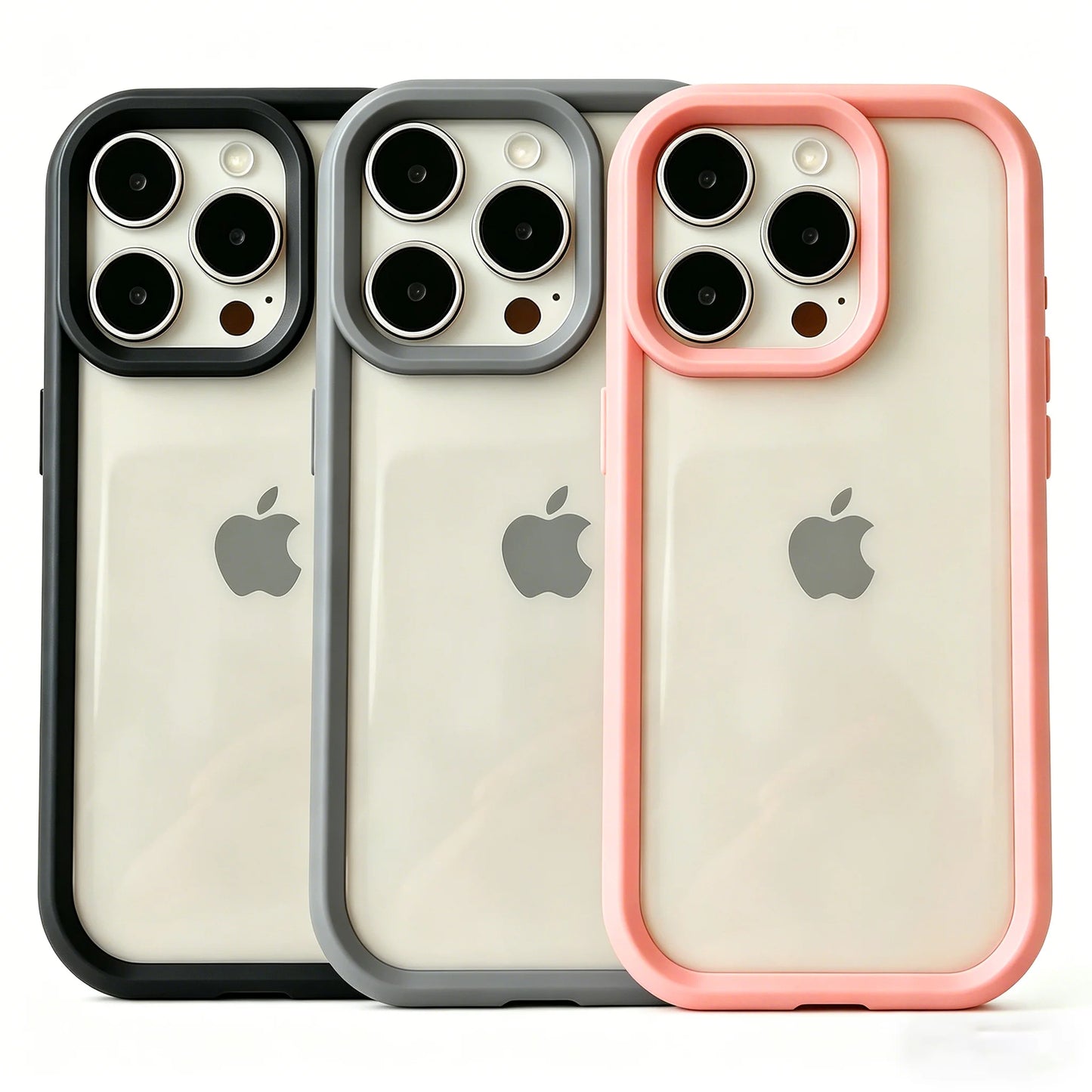 iPhone 15シリーズ対応 クリア耐衝撃スマホケース