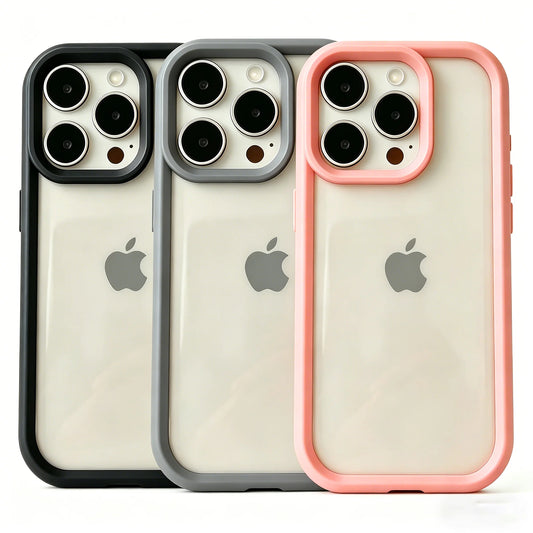 iPhone 15シリーズ対応 クリア耐衝撃スマホケース