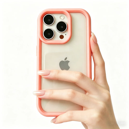 iPhone 15シリーズ対応 クリア耐衝撃スマホケース