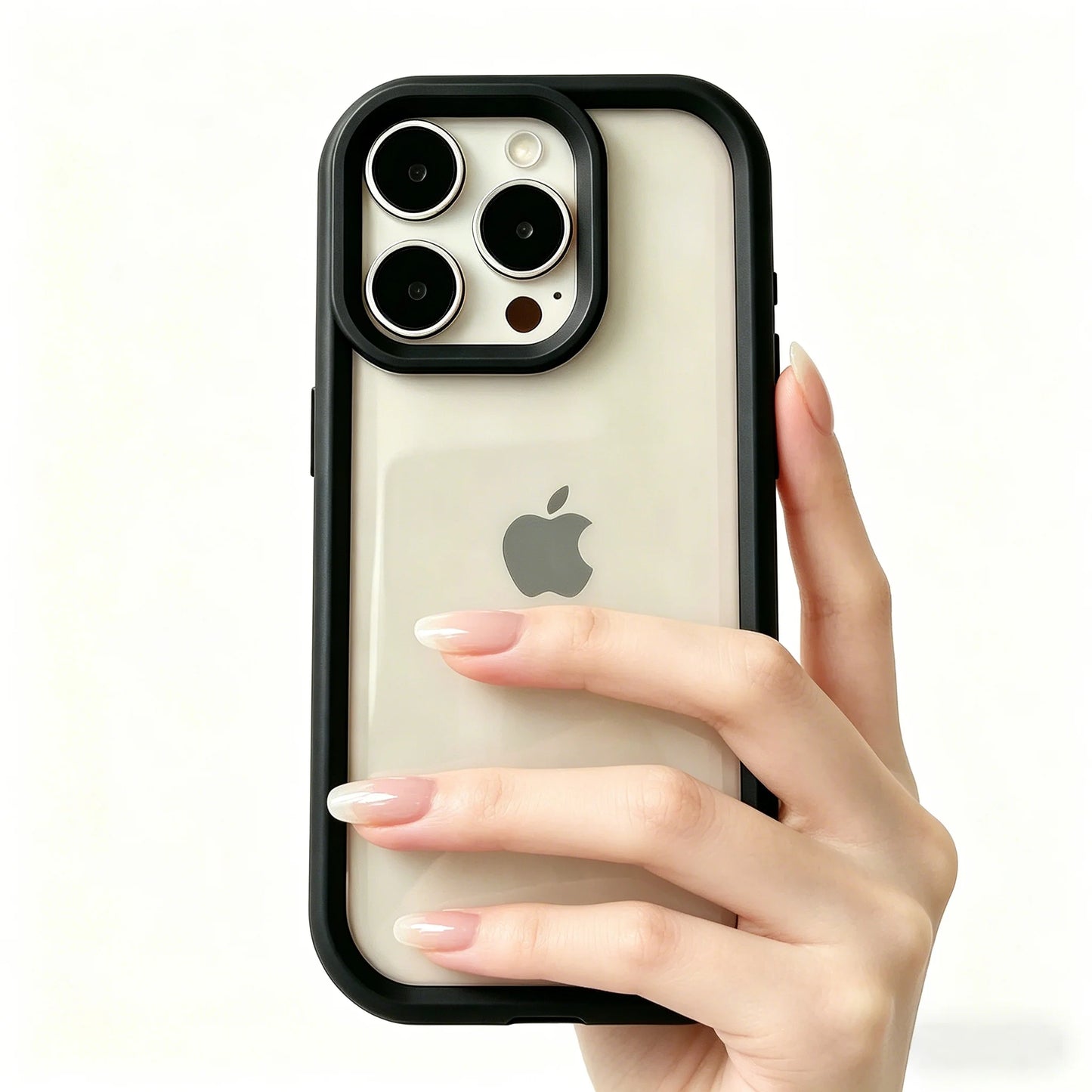 iPhone 15シリーズ対応 クリア耐衝撃スマホケース