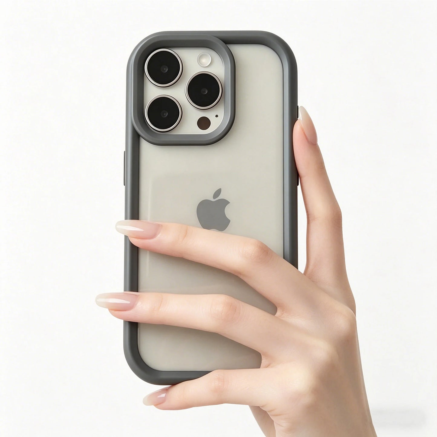 iPhone 15シリーズ対応 クリア耐衝撃スマホケース